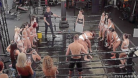 Masked and fucked in the kitchen