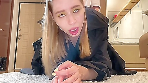 Married olesya gets a facial after esther by evelyn