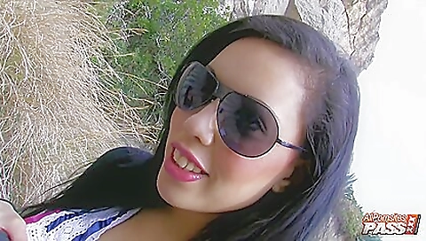 Sultry blonde with huge tits and a