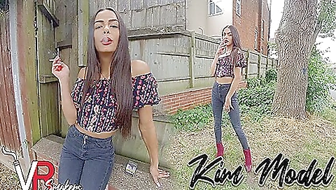 Sexy brunette hair with huge tits fucks her boyfriend