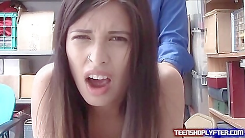 Sexy blonde slut gets fucked in her ass